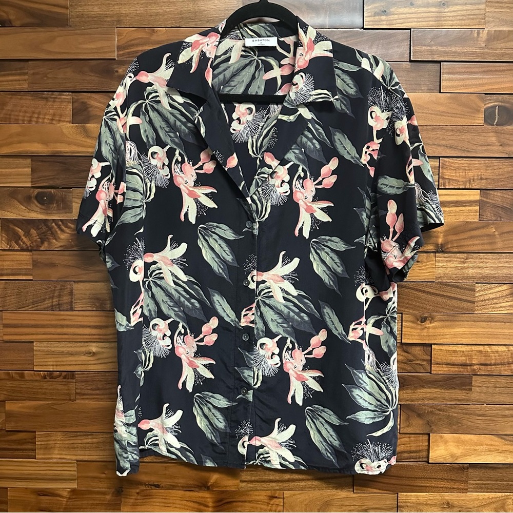 Babaton - Floral Silk Shirt